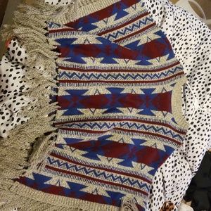 Aztec poncho